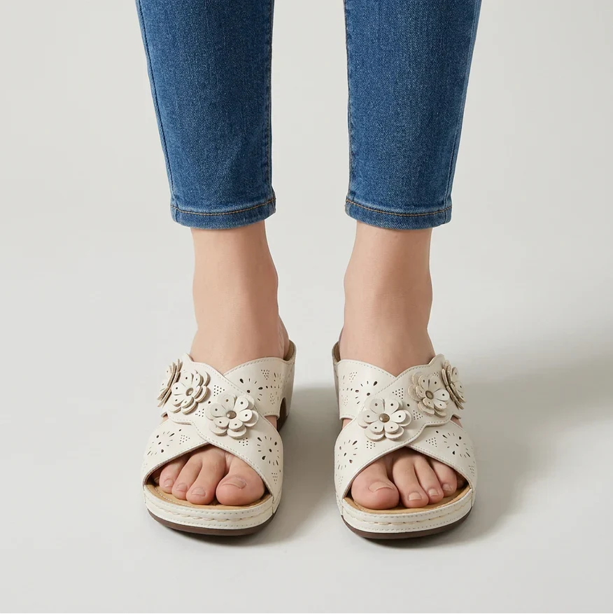 Rielle | Wygodne kapcie damskie – lekkie buty na platformie z amortyzacją