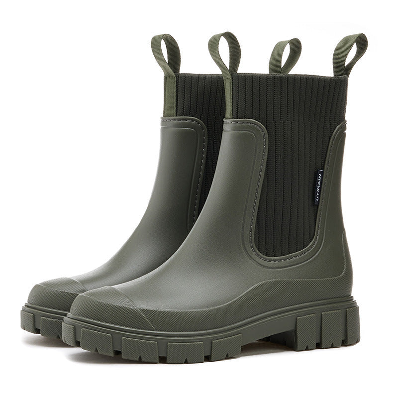 Ainsley | Damskie wodoodporne kalosze outdoorowe – kalosze typu Wellington