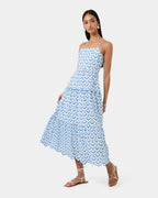Damska haftowana sukienka maxi – elegancka, zwiewna, letnia sylwetka