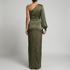 Asymmetrisches Maxi-Kleid für Damen – stilvolle One-Shoulder-Abendrobe