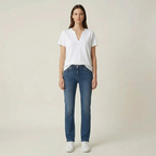 Women's Soft V-Neck T-Shirt - Lightweight, Short, Casual Short Sleeve Blouse