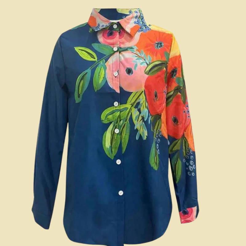 Koszula damska z miękkim kołnierzykiem i guzikami – niezbędnik w eleganckiej, swobodnej garderobie