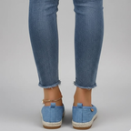 Delfina | Damskie Lekkie Espadryle Wsuwane – Letnie Płaskie Buty Casual