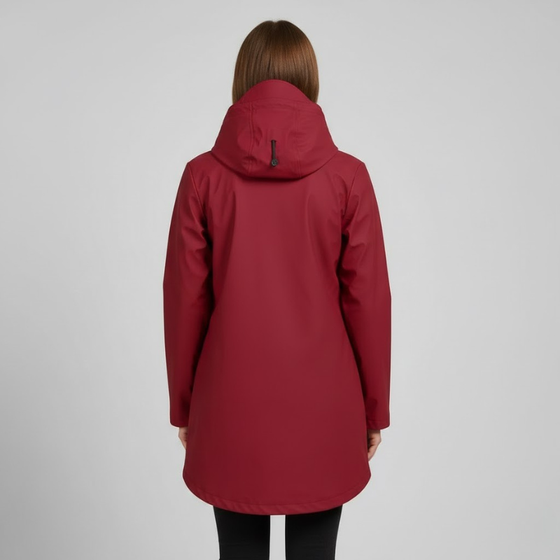 Damska wodoodporna kurtka przeciwdeszczowa z kapturem – ochrona w każdych warunkach pogodowych