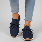 Pelagia | Lekkie damskie buty sportowe – sznurowane trampki na co dzień
