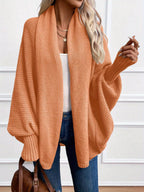 Zadie | Women’s Mid-Length Cardigan – Loose Fit Shawl Collar Jacket