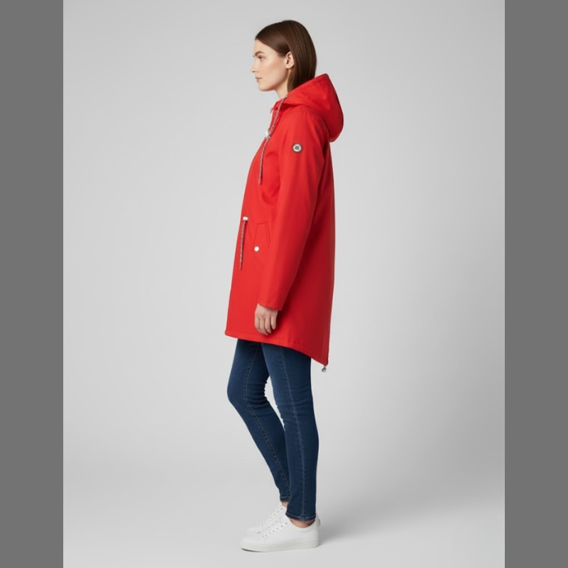 Damska lekka, przeciwdeszczowa kurtka z kapturem – połączenie wygody i stylu