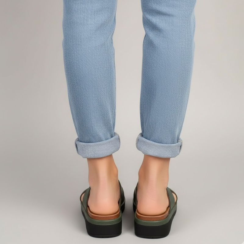 Stylowe sandały damskie z paskiem krzyżowym – obuwie na co dzień i na lato