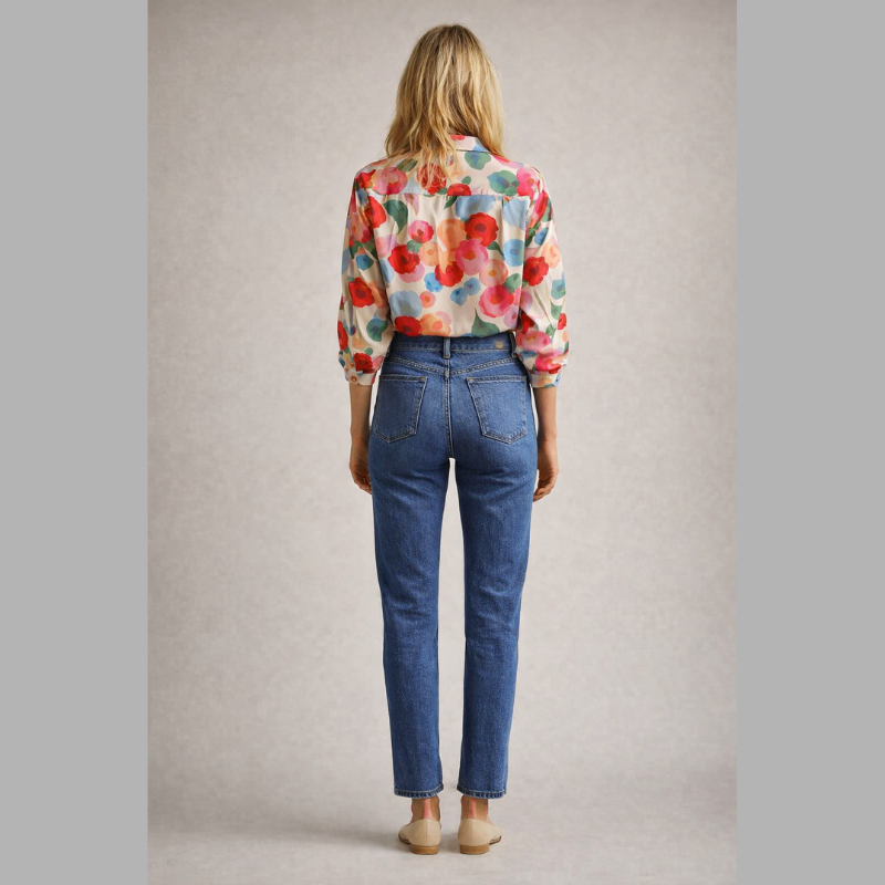 Romantische Damenbluse mit Blumenprint – eine leichte und schicke Bluse für jeden Tag