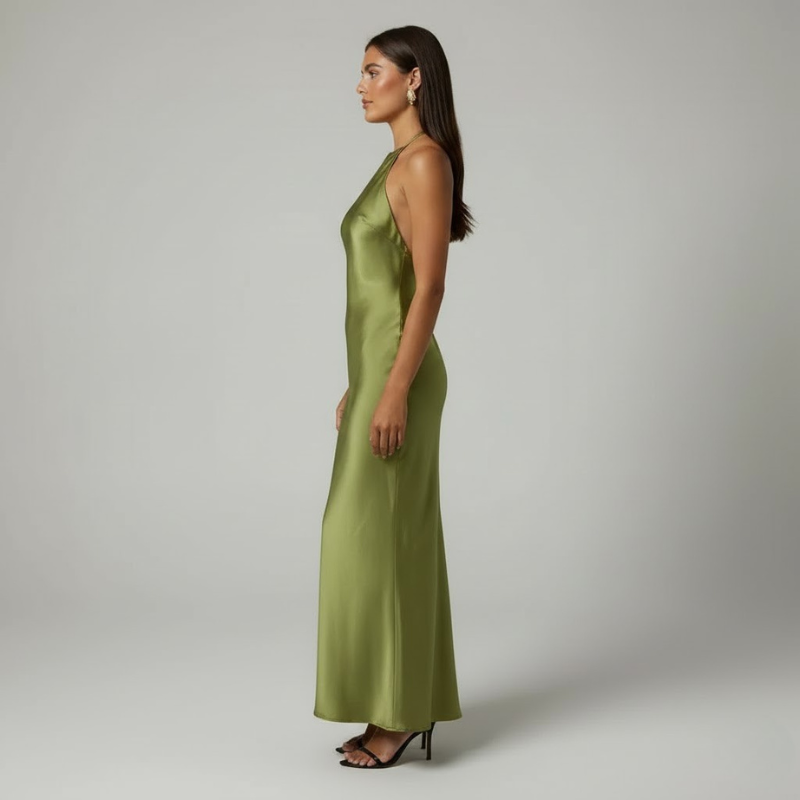 Timeless halter maxi dress - an elegant silhouette for sophisticated evenings