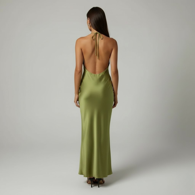 Timeless halter maxi dress - an elegant silhouette for sophisticated evenings