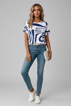 Urban Graphic Printed T-shirt – a loose-fitting streetwear t-shirt with a fashionable design
