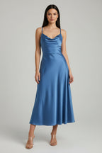 Julia | Elegancka Sukienka Maxi Damska – Drapowana Sukienka Wieczorowa z Gorsetem