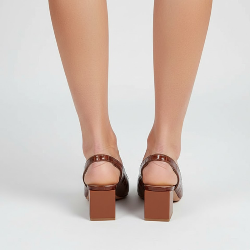 Eleganckie, szpiczaste obcasy średniej wysokości dla kobiet – szykowne, formalne buty wizytowe