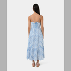 Maxi boho embroidered dress – airy, elegant women's dress