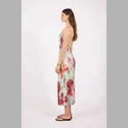 Elegant Women's Backless Midi Dress - Chic Evening and Party Wear with Side Slit
