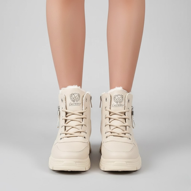 Damskie zimowe botki – stylowy komfort z miękką wyściółką