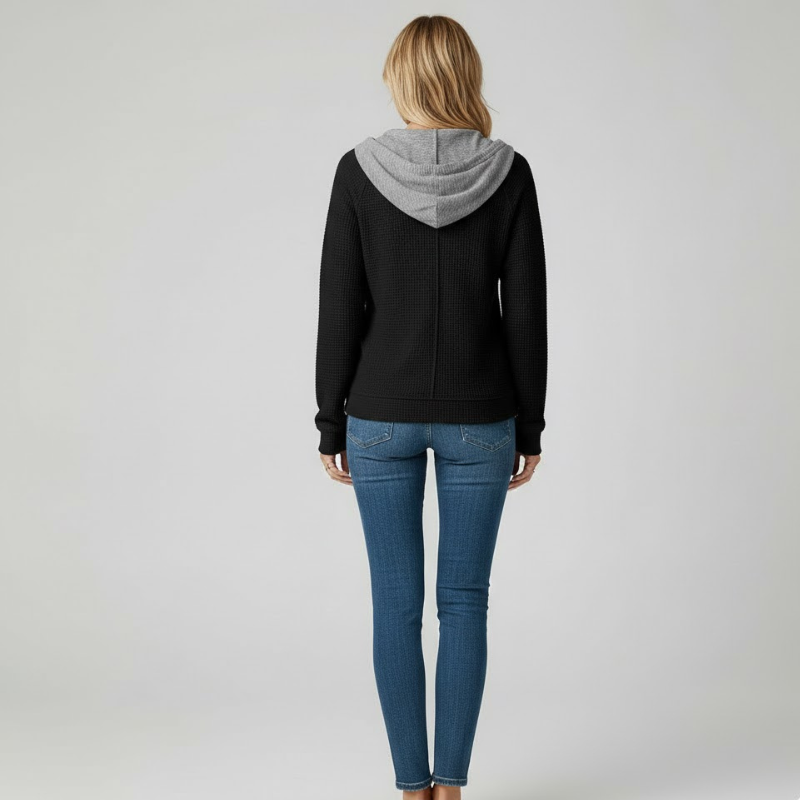 Przytulna bluza z kapturem dla kobiet na zimę – ciepła i wygodna na co dzień