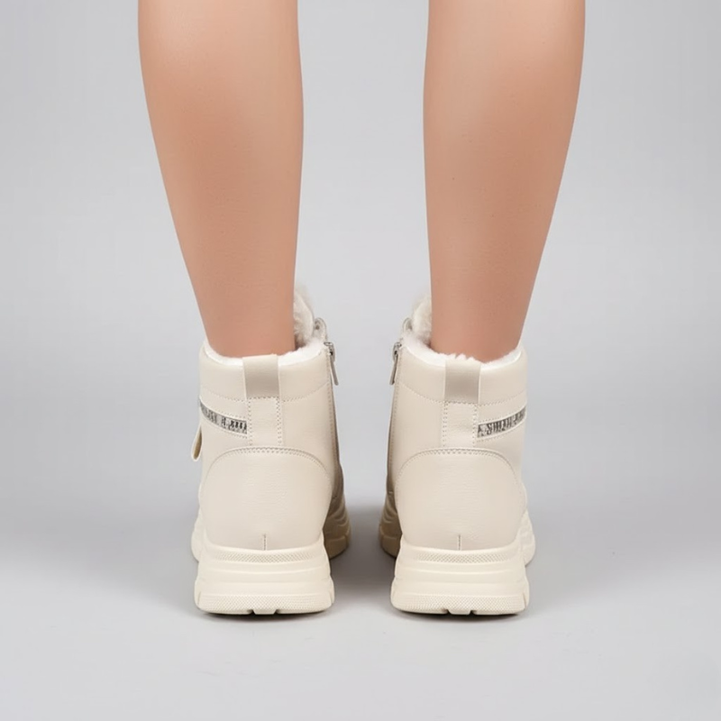 Damskie zimowe botki – stylowy komfort z miękką wyściółką