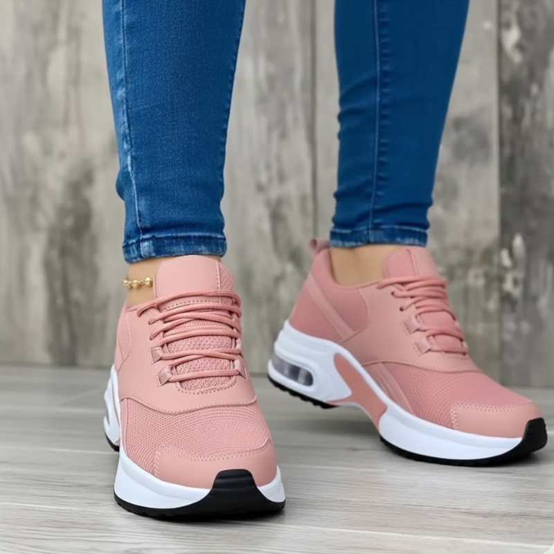 Damskie buty sportowe sznurowane – lekkie i modne buty do biegania