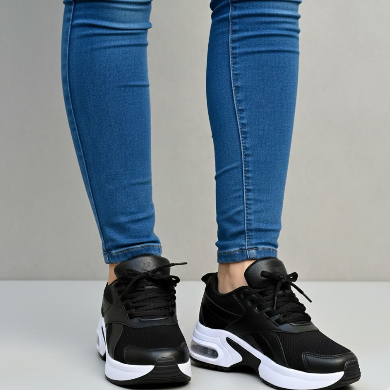 Damskie buty sportowe sznurowane – lekkie i modne buty do biegania