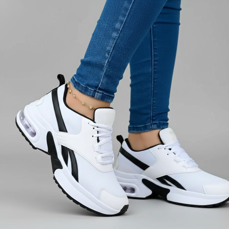 Damskie buty sportowe sznurowane – lekkie i modne buty do biegania