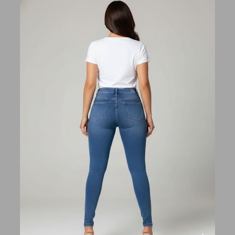 Damskie dopasowane jegginsy – modny, swobodny styl