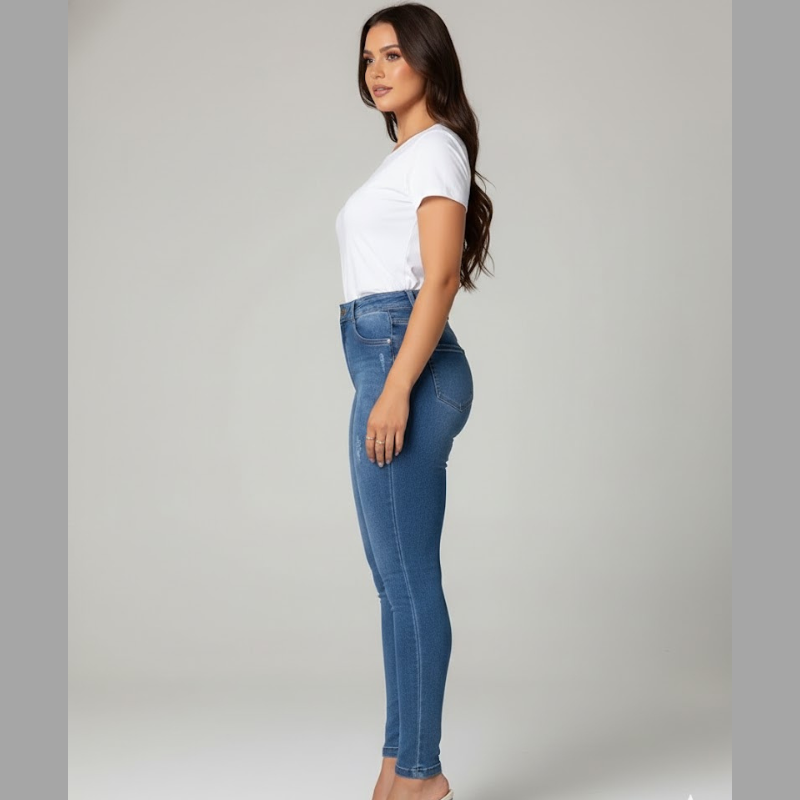 Damskie dopasowane jegginsy – modny, swobodny styl