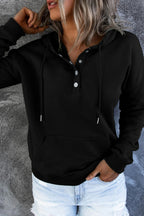 Aeloria | Bluza z kapturem ze sznurkiem do regulacji – Casualowy model typu pullover