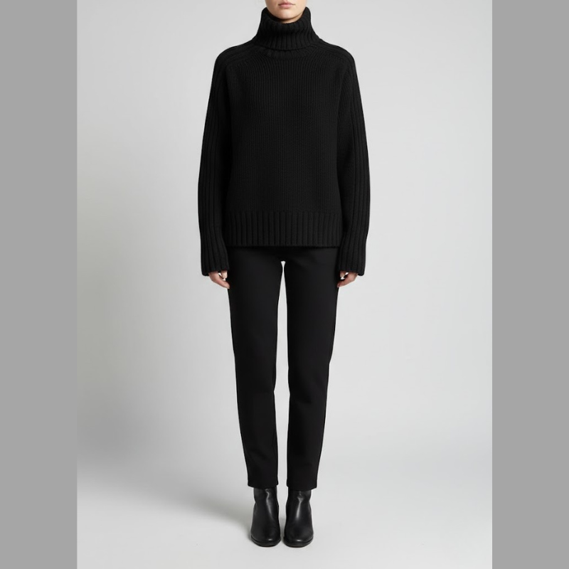 Lekki i przytulny sweter damski – klasyczny, swobodny styl