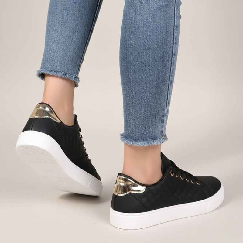 Modne, sznurowane trampki damskie – modne i wygodne buty na co dzień