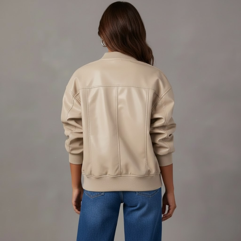 Damska kurtka typu bomber oversize – modny, niezbędnik w swobodnym stylu ulicznym