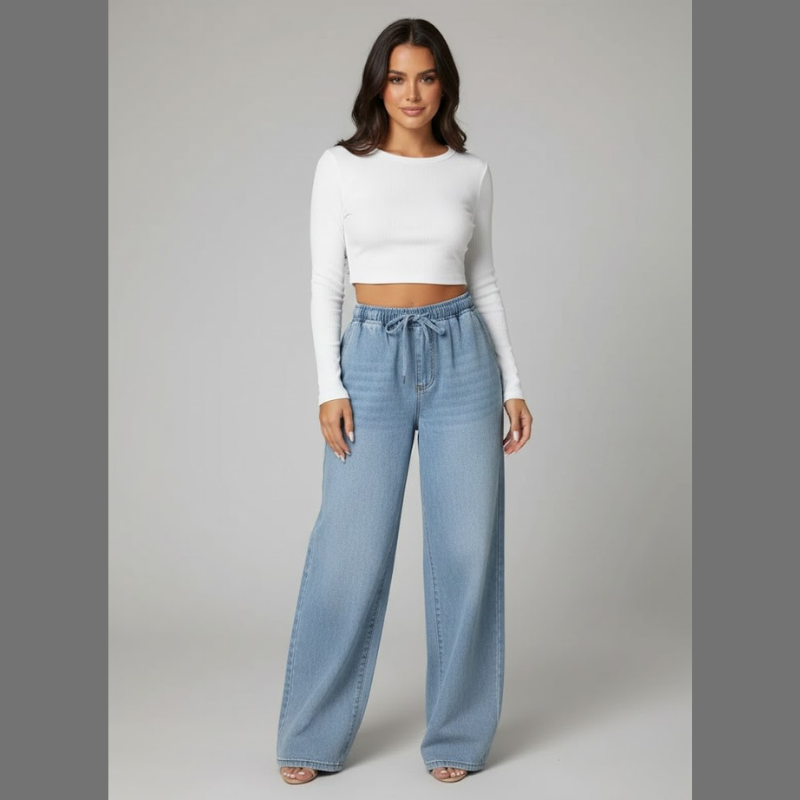Luźne spodnie jeansowe damskie – swobodny, swobodny komfort
