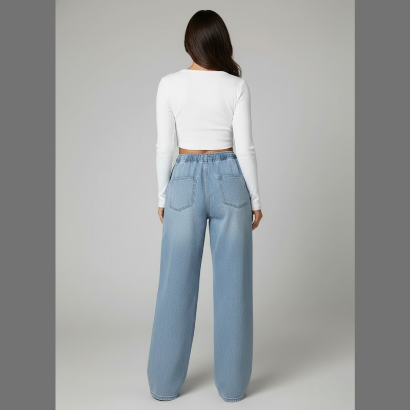 Luźne spodnie jeansowe damskie – swobodny, swobodny komfort