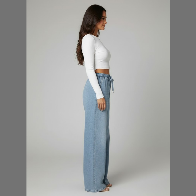 Luźne spodnie jeansowe damskie – swobodny, swobodny komfort