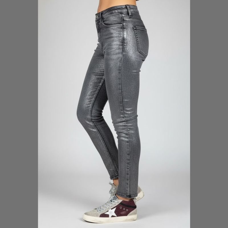 Damskie jeansy modelujące sylwetkę, obcisłe, proste – elastyczne, na co dzień