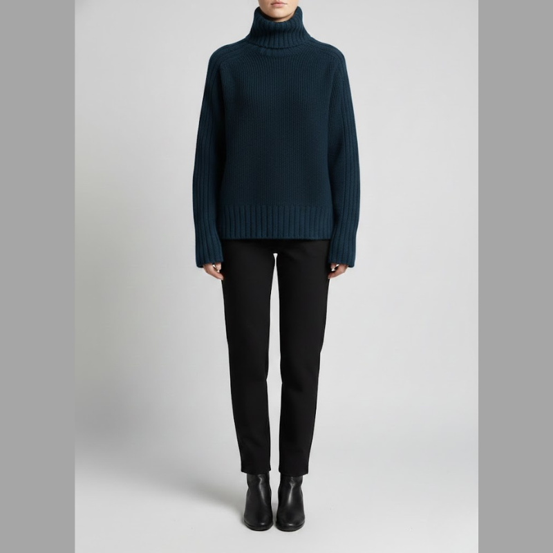 Lekki i przytulny sweter damski – klasyczny, swobodny styl