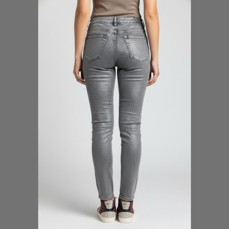 Damskie jeansy modelujące sylwetkę, obcisłe, proste – elastyczne, na co dzień