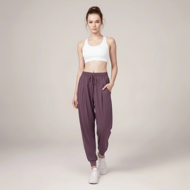 Damskie spodnie z wysokim stanem i dopasowanym krojem – idealne do noszenia na co dzień