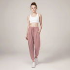 Cecylia | Damskie Spodnie z Wysokim Stanem – Eleganckie Casual z Luźnymi Nogawkami