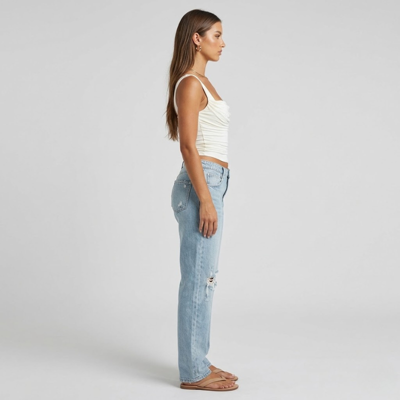 Elegant, lightweight, short top – an essential, airy, summer fashion item for women