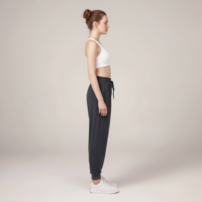 Damskie spodnie z wysokim stanem i dopasowanym krojem – idealne do noszenia na co dzień