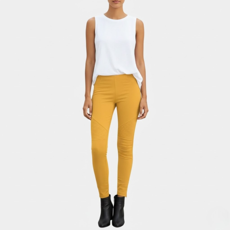 Modne spodnie damskie ze stretchem – legginsy o ultra-slim kroju