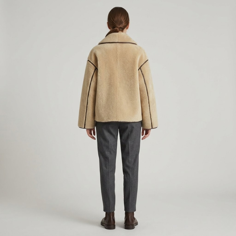 Zimowy płaszcz ze sztucznego zamszu – pluszowa, ciepła i modna odzież wierzchnia