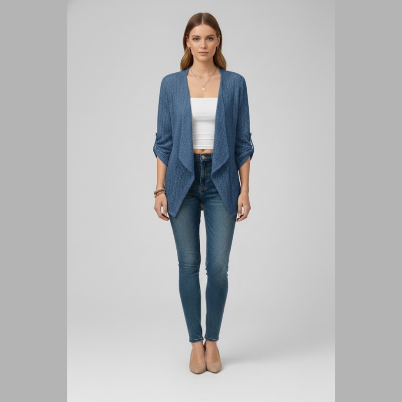 Klasyczny kardigan szydełkowy dla kobiet – niezbędnik w swobodnym, przytulnym wydaniu