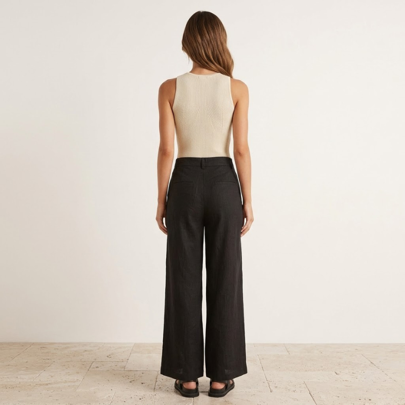 Miękki damski dopasowany podkoszulek – oddychająca, rozciągliwa koszulka podstawowa