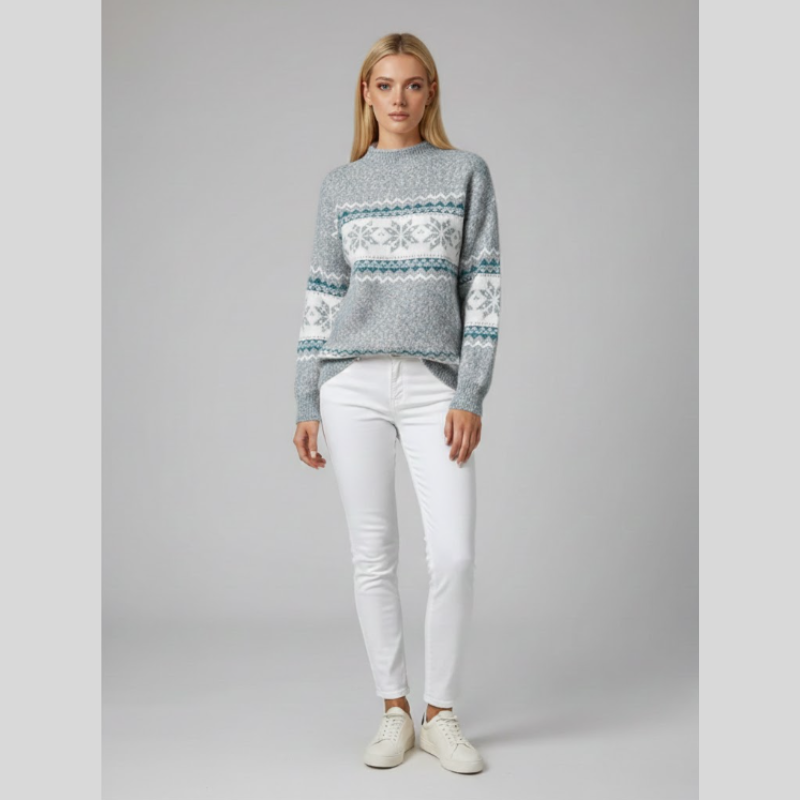 Miękki sweter damski na jesień – stylowy, ciepły sweter na zimę