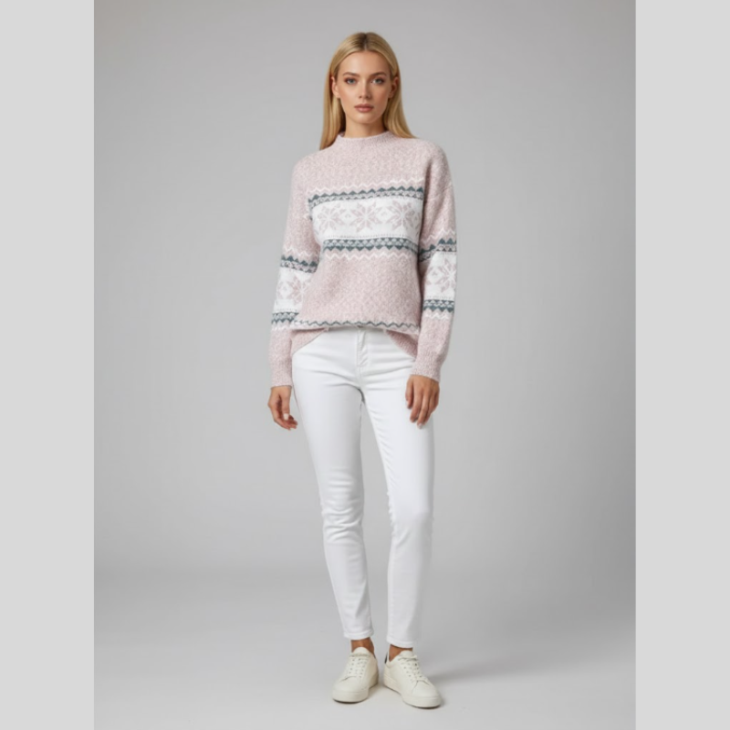 Miękki sweter damski na jesień – stylowy, ciepły sweter na zimę