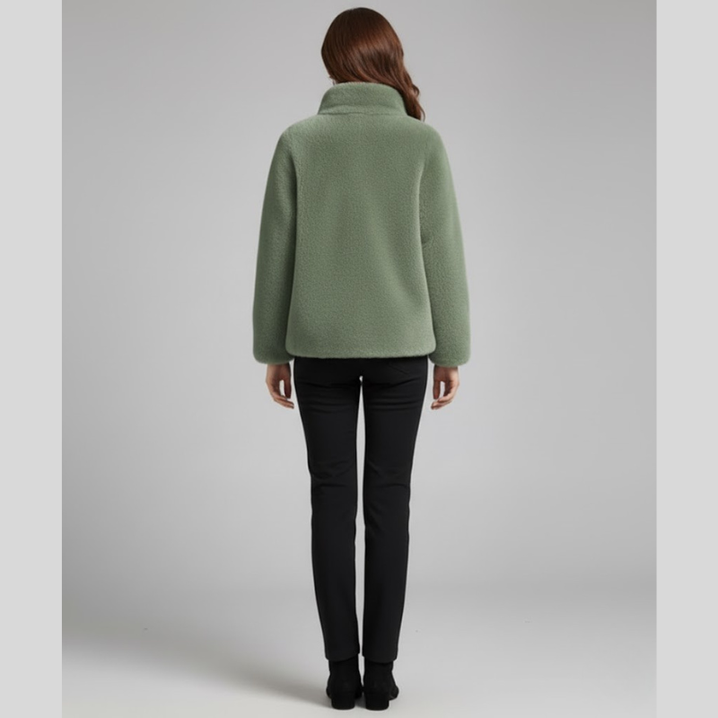 Weicher Damenmantel aus Kunstpelz – moderner, kuscheliger und warmer Stil