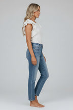 Women's Blouse with Ruffle and Texture – a chic, feminine top with an elegant, multi-layered detail